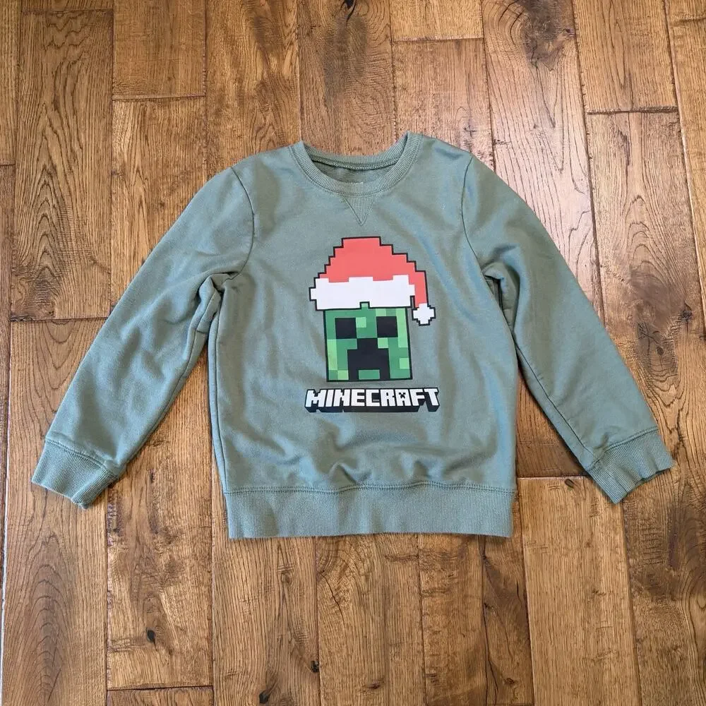 Lot of 7 Boys Fall Winter Clothing Size 7 Minecraft, Skateboard, Pants, Jacket